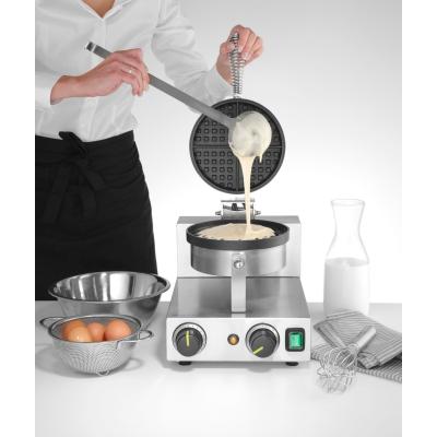 Kulatý vaflovač na belgické vafle, HENDI, 230V/1000W, 250x491x(H)285mm | 212172